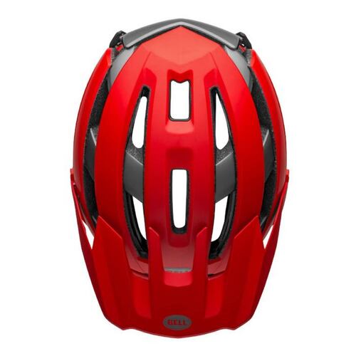 Casco BELL SUPER AIR R MIPS Rojo/Gris Bicicleta Ciclismo Grande 58-62cm