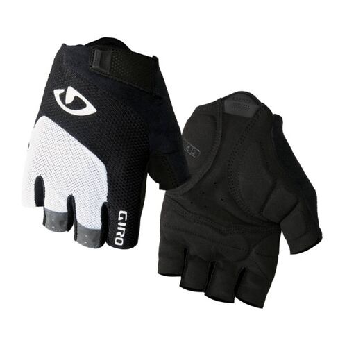 Guantes Giro Bravo Gel Ruta Blanco Negro Ciclismo Ciclista Grande