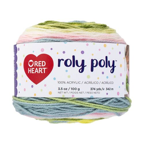 Estambre Acrílico Multicolor Roly Poly Happy 09178 Red Heart Coats