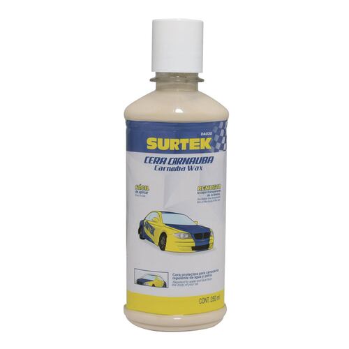 Cera Carnauba Abrillantador Pintura 250ml Auto Surtek