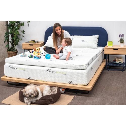 Colchón Memory Foam Fresh Flex Dreams Bamboo King Size
