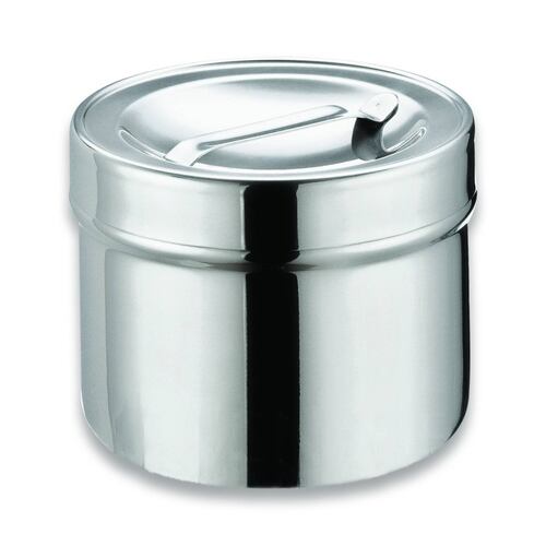 Recipiente Tapa Algodón Equipo Médico Plata Mediano Medstar