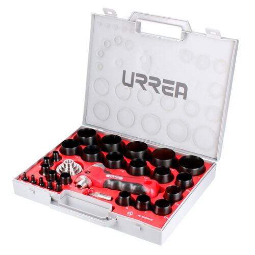 Juego Sacabocados 28 Piezas Pulgadas Ergonómico Urrea