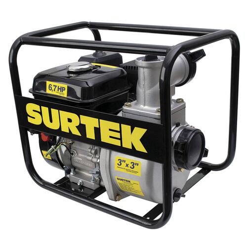 Motobomba A Gasolina 3x3pulg 6.7hp 200cc Agua Surtek