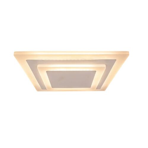 Luminario Plafón Cuadros Relieve Lamina Acero Plata Maxxi.