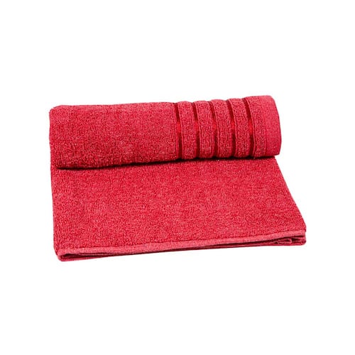 Toalla Encanto Estandar Medio Baño Lisa Rojo Concord