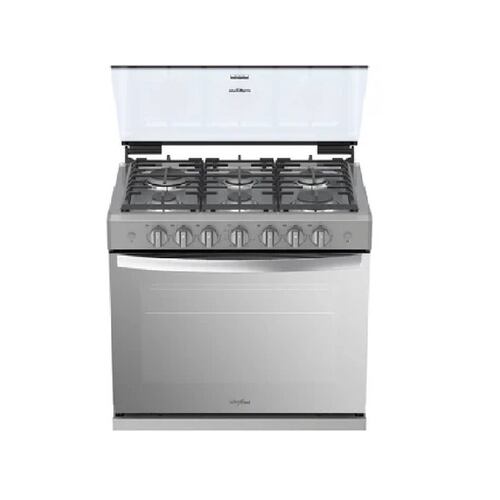 Estufa Piso 30" Gris 6 Quemadores Gas WFR-3000D Whirlpool