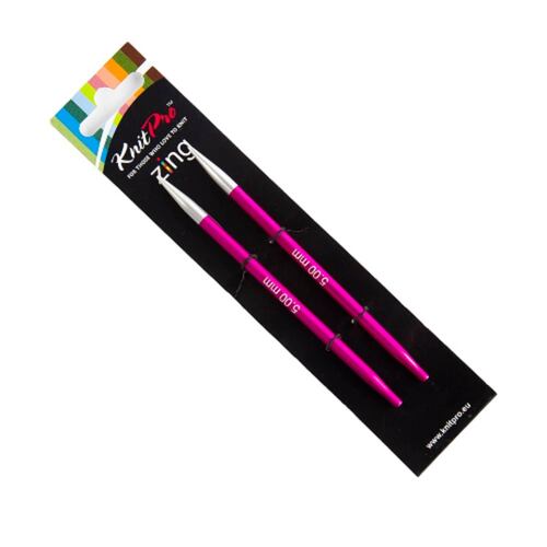 Aguja Tejer Intercambiable Aluminio Zing 47505 5mm Knitpro
