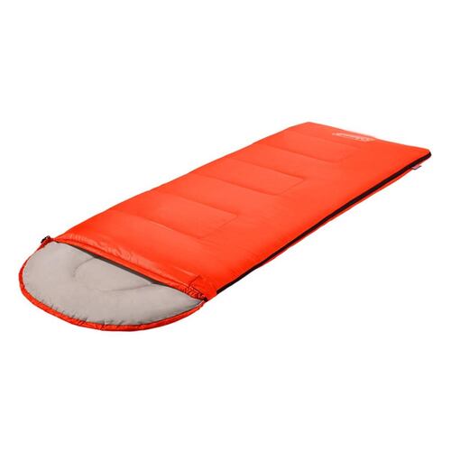 Bolsa Dormir Sleeping Bag Naranja Gorro Campismo Coleman