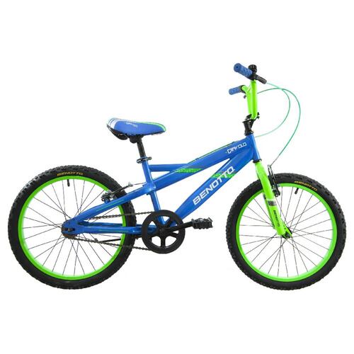 Bicicleta Cross Diavolo R20 1V Azul Verde Benotto