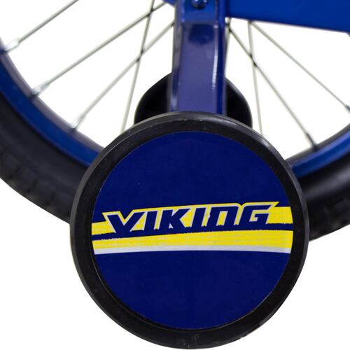 Bicicleta Cross Viking R16 1V Acero Rojo Azul Niño Benotto