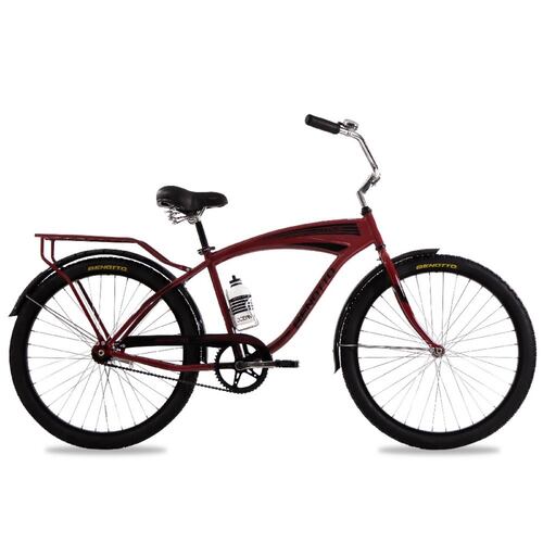 Bicicleta City Ocean DR R26 Vino Unitalla Hombre Benotto
