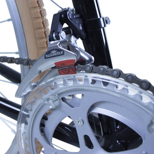Bicicleta Super Turismo R28 12V Acero Negro Rojo Benotto