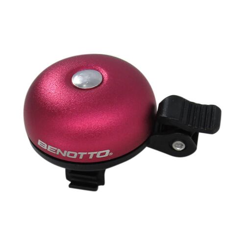 Timbre Bicicleta Unisex Rojo Soporte Ajustable Benotto