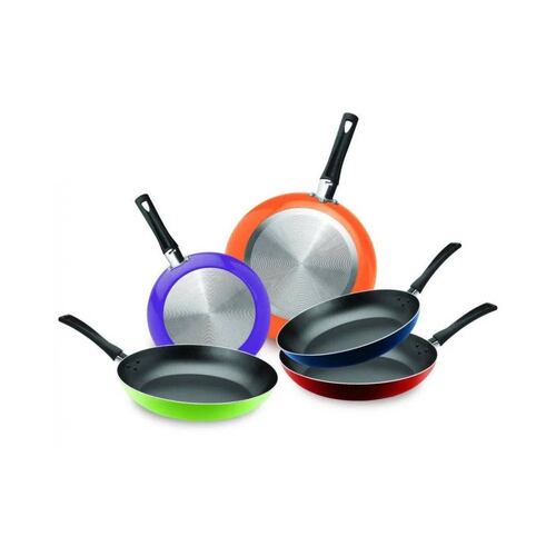 Pack 5 Sartenes Aluminio Duraflon Antihaderente 35808 Ecko.