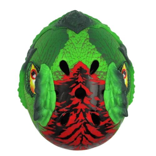 Casco Bicicleta Trexawesome Dinosaurio Verde Niños C-Preme