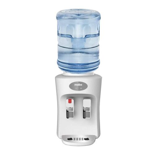 Dispensador Agua Counter Top 2 Llaves Blanco EMM2PB Mabe.