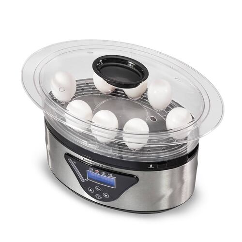 Vaporera Digital Alimentos 5.2L Plata 37530Z Hamilton Beach.