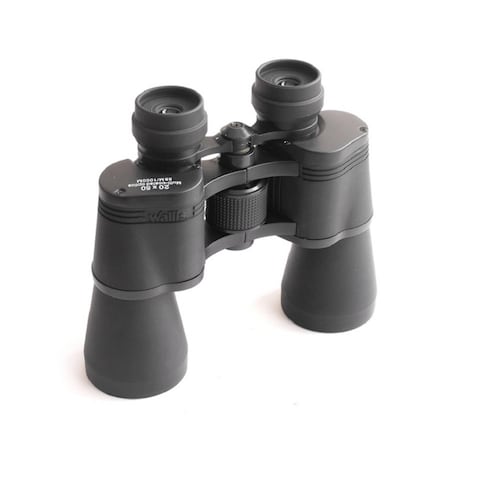 Binocular Gran Angular Tipo Porro Multicapa Negro Wallis.