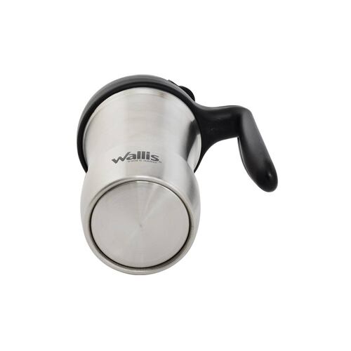 Taza Térmica Con Protector Tapa Rosca 350ml Acero Wallis.