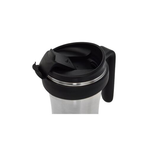 Taza Térmica Con Protector Tapa Rosca 350ml Acero Wallis.