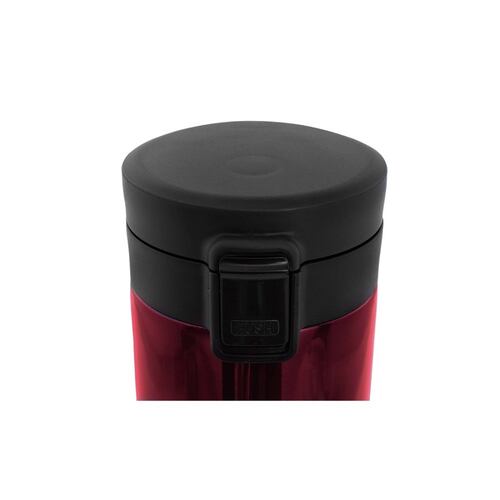 Termo Boton De Seguridad Antiderrames 500ml Rojo Wallis.
