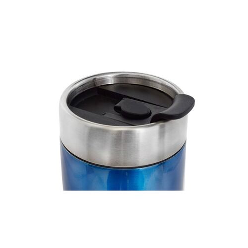 Termo Popote Y Protector Antiderrames 600ml Azul Wallis.