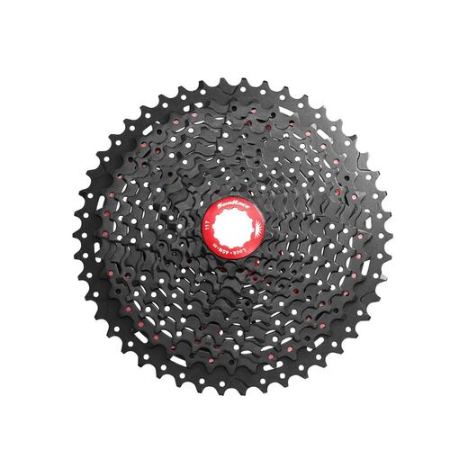 Cassette Piñones MTB 11P 11/50D CSMX8 Aluminio Negro Sunrace