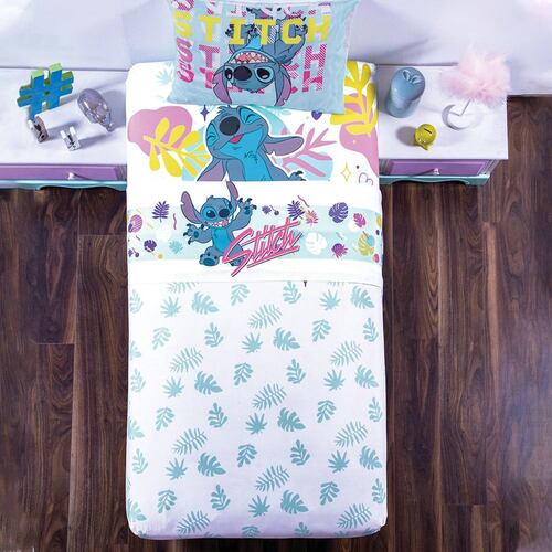Juego D/Sabanas 4 Pzas. Stitch Sweet Individual Concord