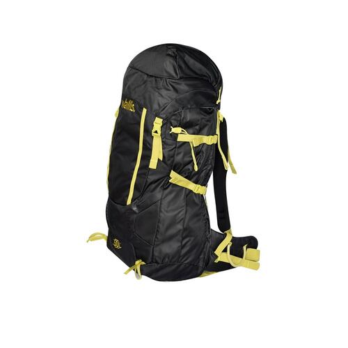 Mochila Para Montaña SANTIS 50 L Color Negro/Verde Wallis.