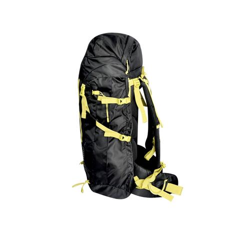 Mochila Para Montaña SANTIS 50 L Color Negro/Verde Wallis.