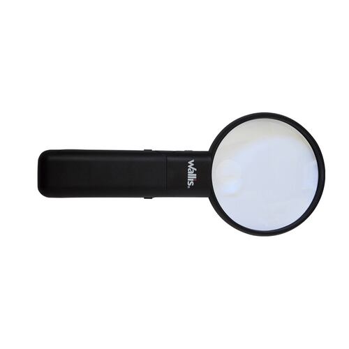 Lupa Redonda Multi-ángulo Luz LED Aumentos 2x 4x Wallis.