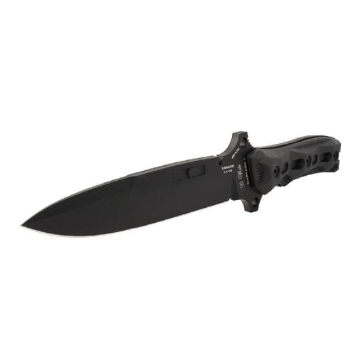 Cuchillo Warfare Táctico D/Acero venadio C/Funda Wallis