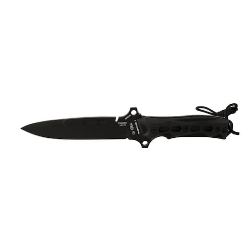 Cuchillo Warfare Táctico D/Acero venadio C/Funda Wallis