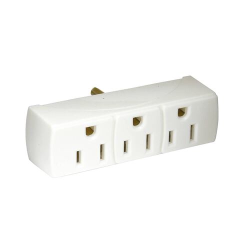Multicontacto Eléctrico Aterrizado 3 Entradas 15a Surtek