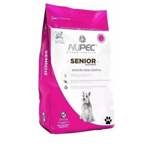 Alimento Perro Croqueta Senior Razas Pequeñas 8kg Nupec