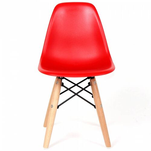 Set 6 Sillas Eames Infantil Polipropileno Rojo Stolmx