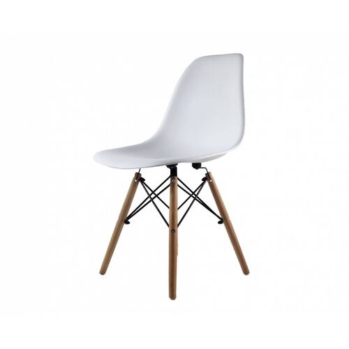 Set 6 Sillas Eames Infantil Polipropileno Blanco Stolmx
