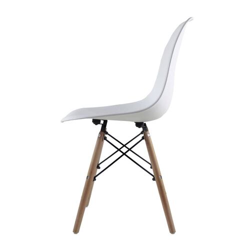 Set 6 Sillas Eames Infantil Polipropileno Blanco Stolmx