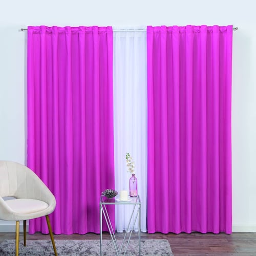 Cortina Decorativa Neo Fiusha Estándar Colchas Concord