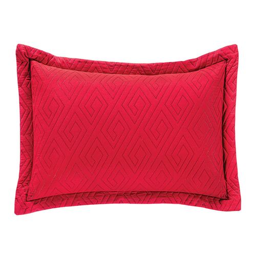 Funda Decorativa Neo Rojo Estándar Colchas Concord