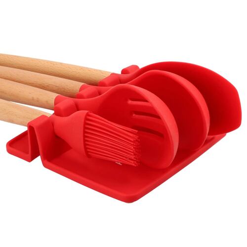 Pad Soporte Rojo Utensilios De Cocina silicona Kochstelle