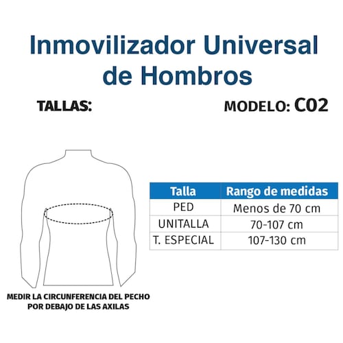 Inmovilizador Universal De Hombro Pediátrico C02 Tynor