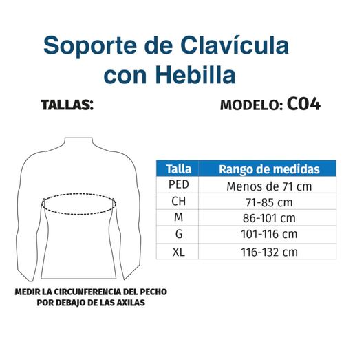 Soporte Clavicula Hebilla Cabestrillo Adulto C04 Tynor