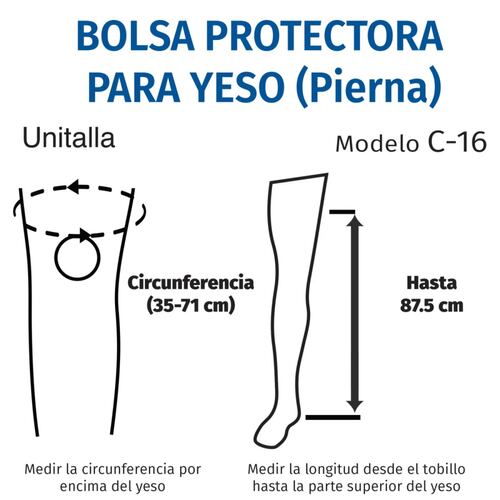Bolsa Protectora P/ Yeso Vendajes O Heridas Pierna C16 Tynor