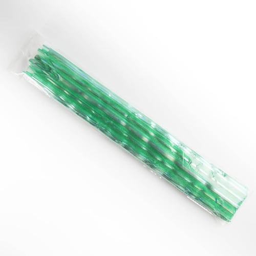 Moño Listón Verde Bandera Chico 10 Pzas Pompón Mod Selanusa