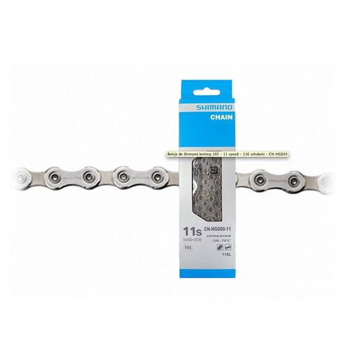 Cadena Para Bicicleta 116 Eslabones CN-HG601 1 1P SHIMANO