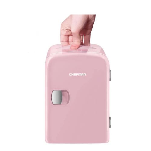 Mini Refrigerador Portatil 4 Litros RJ48-PINK-4 ROSA CHEFMAN.