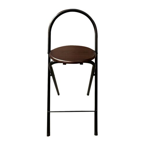 Banco Alto Plegable Individual Ligero Barra Negro Brang