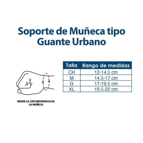 Soporte Muñeca Tipo Guante Urbano Muñequera Tynor E17